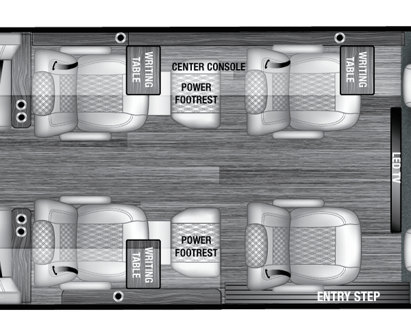 OGV Luxury Coach 10OB Floorplan